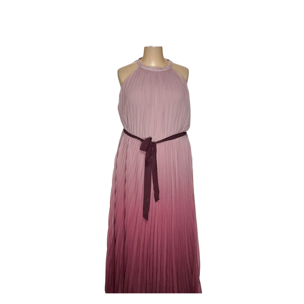 City Chic Multicolor Plus Blouson Long Dress